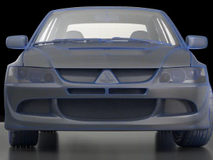mitsubishi lancer evolution 8 3D Model