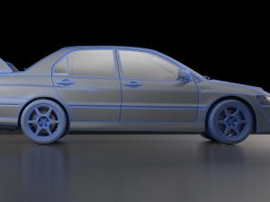 mitsubishi lancer evolution 8 3D 모델