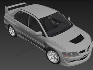 mitsubishi lancer evolution 8 3D 모델