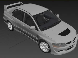 mitsubishi lancer evolution 8 3D Model