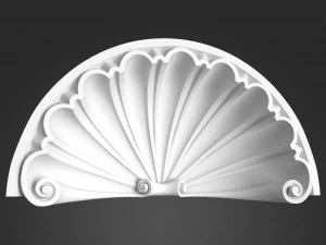 सफ़ेद मेहराब 3D मॉडल