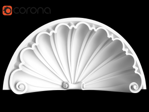 white arch 3D-Modell