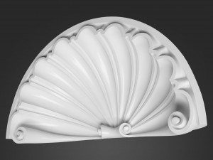 white arch 3D-Modell