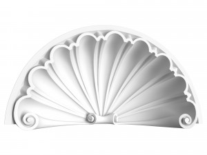 white arch 3D-Modell