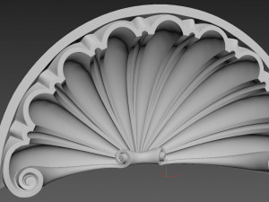 white arch 3D-Modell