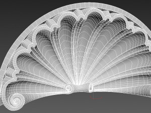white arch 3D-Modell