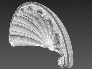 white arch 3D-Modell