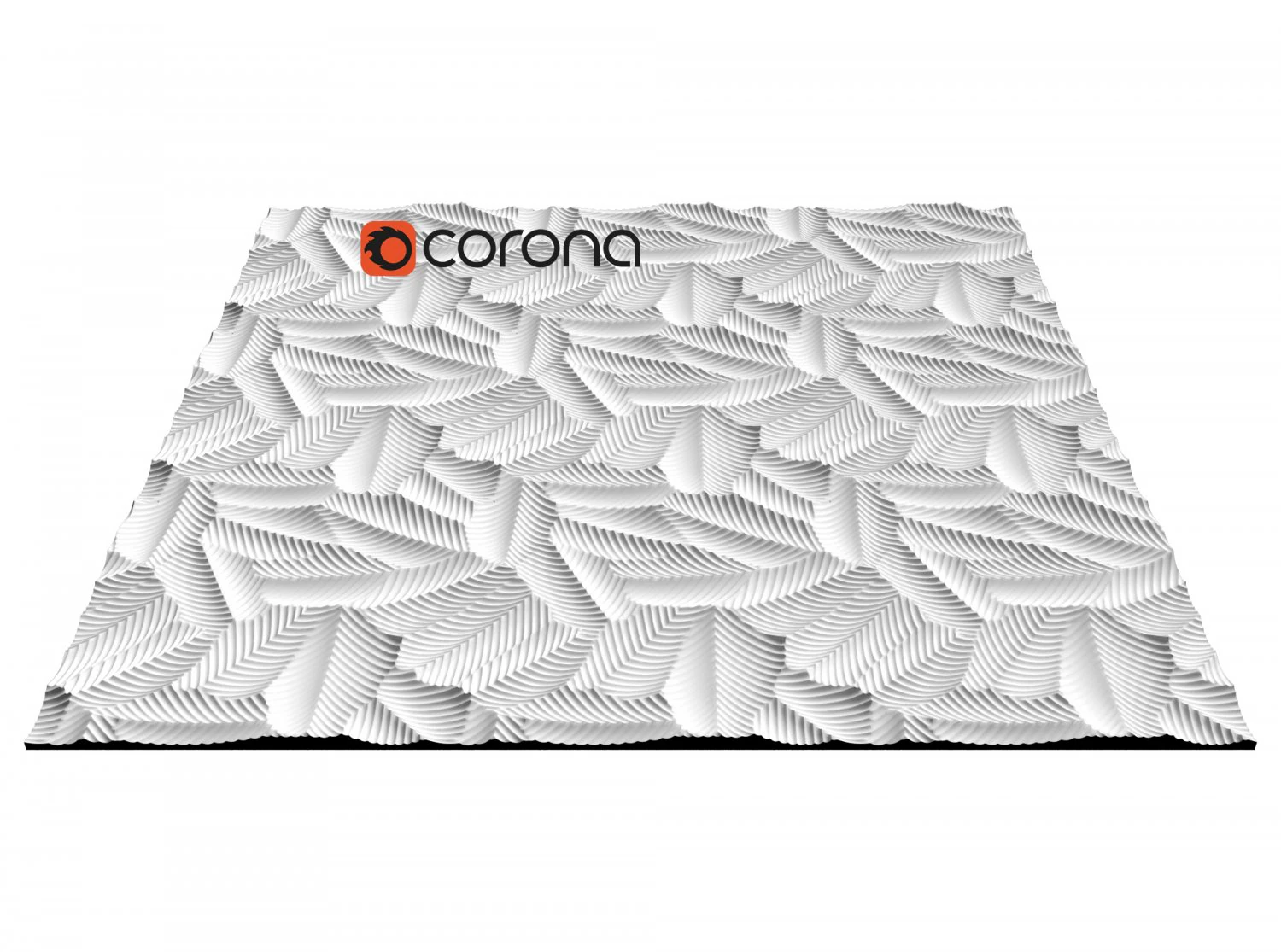 pannel leaves down 3D Model .c4d .max .obj .3ds .fbx .stl .blend 