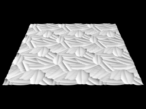 pannel leaves down Modelo 3D