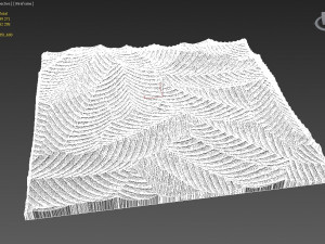 pannel leaves down Modelo 3D