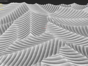 pannel leaves down Modelo 3D