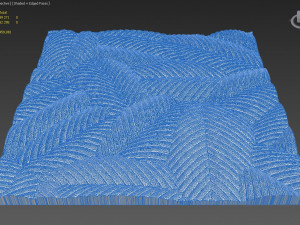 pannel leaves up 3D Модель