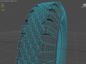 wheel gaz-53 3D Model