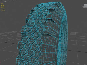wheel gaz-53 3D Model