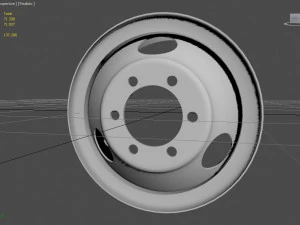 wheel gaz-53 3D Model