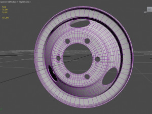 wheel gaz-53 3D Model