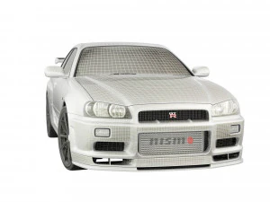 nissan skyline r34 gtr 2000 3D Model