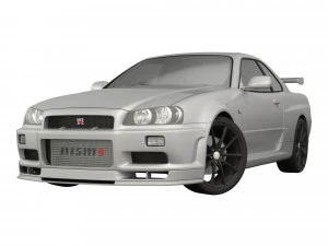 nissan skyline r34 gtr 2000 3D Model