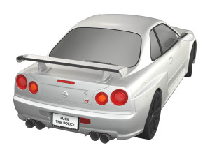 nissan skyline r34 gtr 2000 3D Model