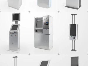 47 atm electonics terminals collection pack 3D Model