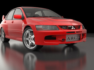 lancer evolution 9 3D Модель