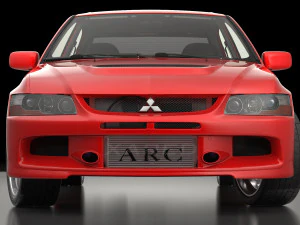 lancer evolution 9 3D Model