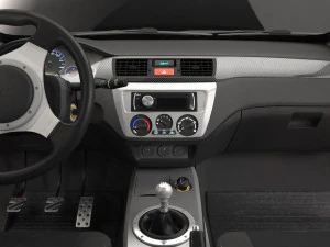 lancer evolution 9 3D Model