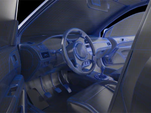 lancer evolution 9 3D Model