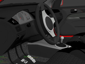 lancer evolution 9 3D-Modell