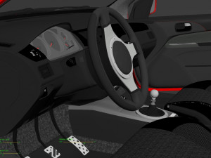lancer evolution 9 3D-Modell