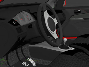lancer evolution 9 3D-Modell