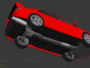 lancer evolution 9 3D Model