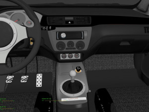 lancer evolution 9 3D-Modell