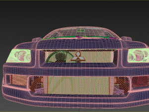 mitsubishi lancer evolution 7 3D Model