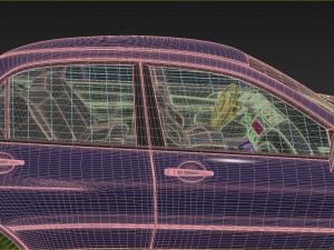 mitsubishi lancer evolution 7 3D Model