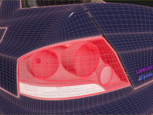 mitsubishi lancer evolution 7 3D Model