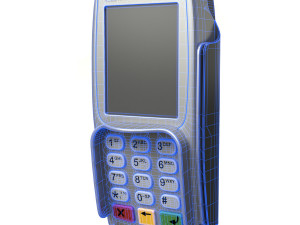 electronic terminal cashless payment veri fone 3D Model