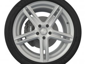 wheel tire goodyear eagle f1 Modèle 3D