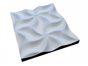 gypsum 3d wall panels elephant 3D Model