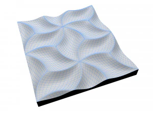 gypsum 3d wall panels elephant 3D Model
