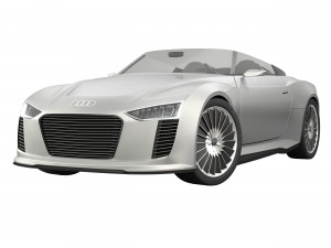 audi etron spyder 2010 3D Модель