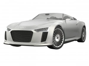audi etron spyder 2010 Modelo 3D