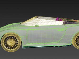 audi etron spyder 2010 3D Model