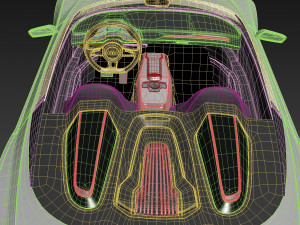 audi etron spyder 2010 3D Model