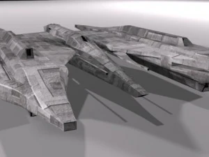 spaceship design 001 3D Model