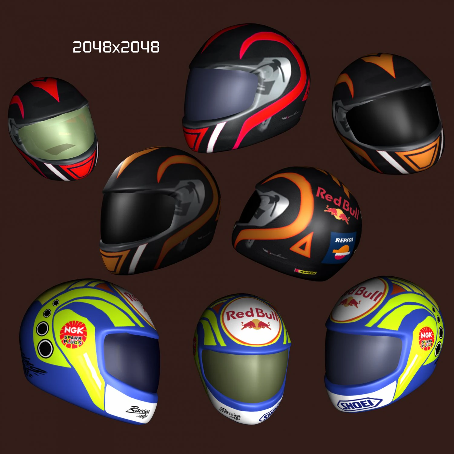 helmet 3D Model .c4d .max .obj .3ds .fbx .stl .blend 