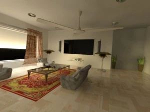 living room 3D Model