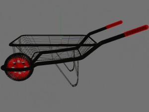 wheelbarrow Model 3D