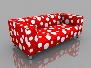 ikea sofa  klippan 3D-Modell