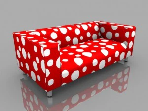 ikea sofa  klippan 3D Model